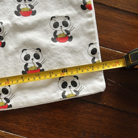 Cute Panda Reusable Tote Bag - Picture 6 of 7